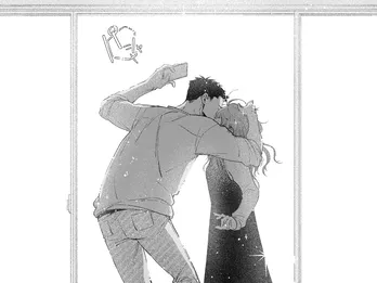 歳の差彼氏の写真をスマホの壁紙に…初めての恋人とのお家デートの様子に「尊いが過ぎる」の声【漫画】