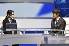 阿部寛“進藤”と永野芽郁“華”が生放送で対峙、信念の違いが浮き彫りになる<キャスター>
