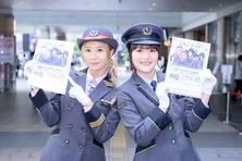 安済知佳＆菱川花菜、アニメ「紫雲寺家の子供たち」×小田急電鉄コラボで1日駅長＆乗務員に就任「感慨深かったです」