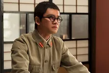 <明日のあんぱん>北村匠海“嵩”、海軍の士官になった中沢元紀“千尋”と再会する