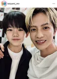 【写真】志尊淳と幼少期を演じる笹木碧人、W浩暉ショット