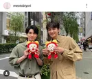 かわいすぎる“直立不動ポーズ”…芳根京子&本田響矢、笑顔の仲良しオフショットに「本当に初々しい」の声＜波うららかに、めおと日和＞