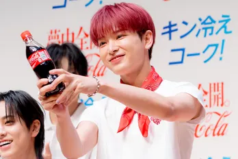 ＆TEAM・HARUAとNICHOLASが“愛嬌”対決　キュートな表情でアピール