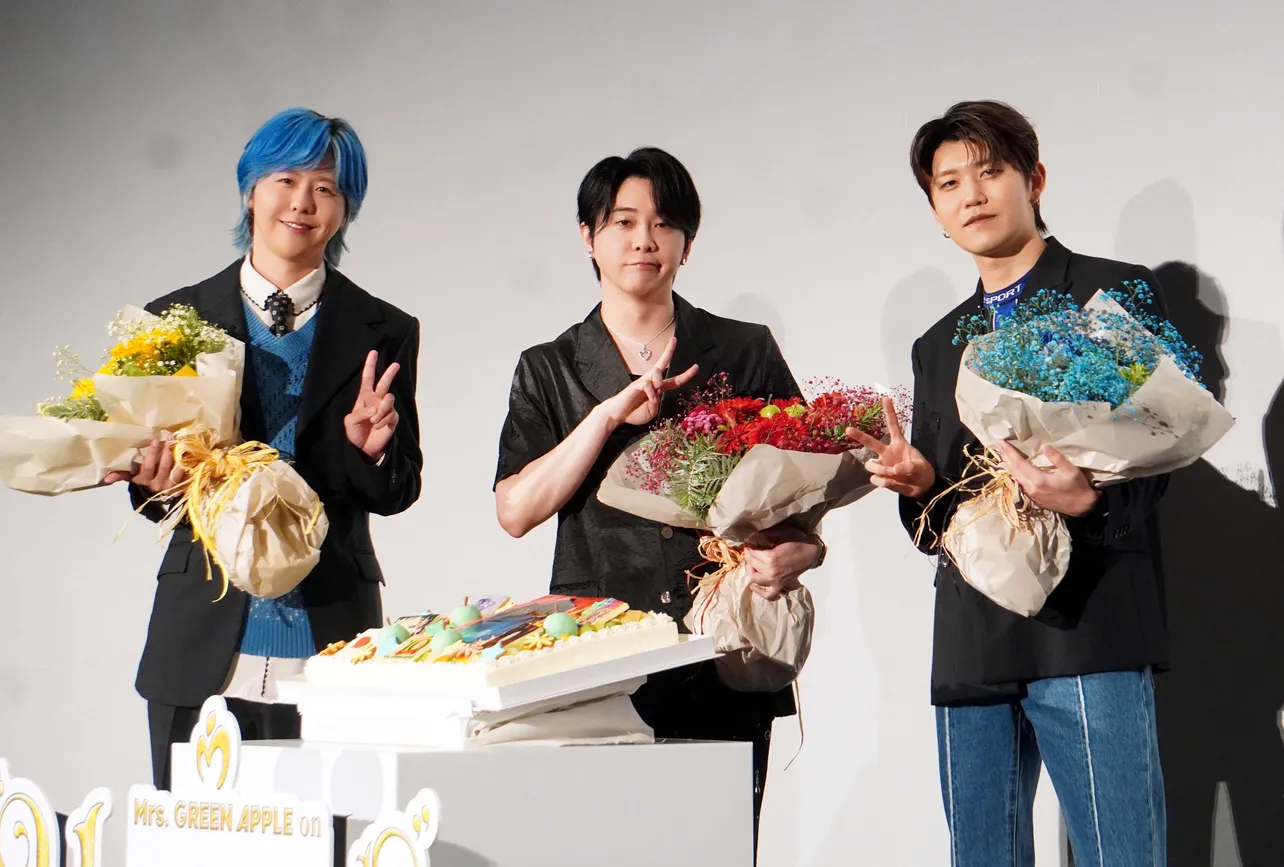 Mrs. GREEN APPLE・大森元貴のサプライズ発言に若井滉斗＆藤澤涼