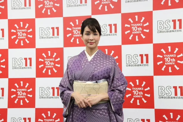 内田恭子が「北斎ミステリー～幕末美術秘話 もう一人の北斎を追え～」(BS11)の合同インタビューに登場