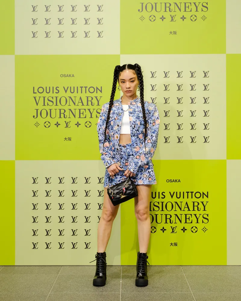 ルイ・ヴィトン「ビジョナリー・ジャーニー」展のプレスイベントに登場したAwich