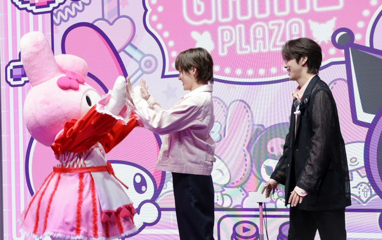 「MY MELODY・KUROMI GAME PLAZA」プレス発表会より