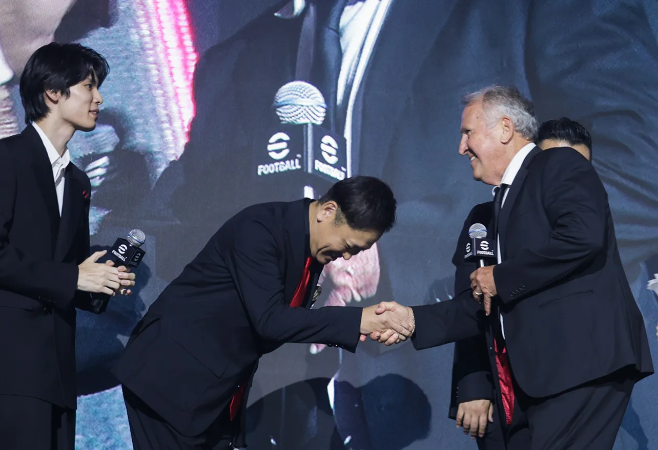 「eFootball シリーズ30周年記念発表会」より