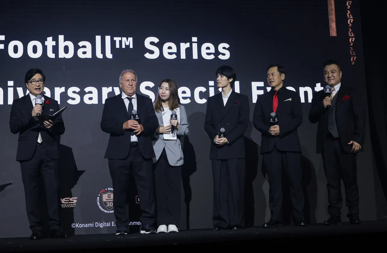 「eFootball シリーズ30周年記念発表会」より