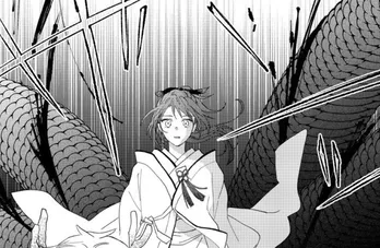 【漫画】妹を守るため“生贄”になった花嫁。現れた水神の正体とは…/水神様に捧ぐ口づけ(5)