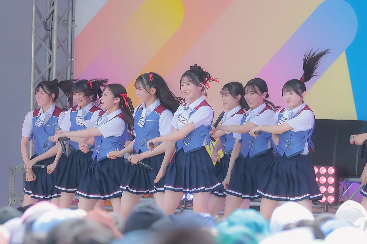 「TIF2025」HOT STAGEに登場したNMB48