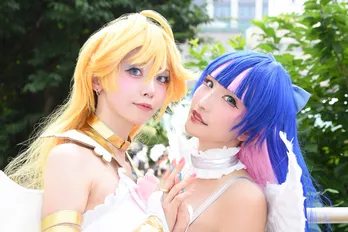 「パンティ＆ストッキング」逆作画崩壊コスプレイヤー「画風に寄せたメークと髪形の再現にこだわり」＜Ultra acosta!＞