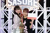 「SASUKEアイドル予選会」で優勝したukka・結城りなと応援の葵るな