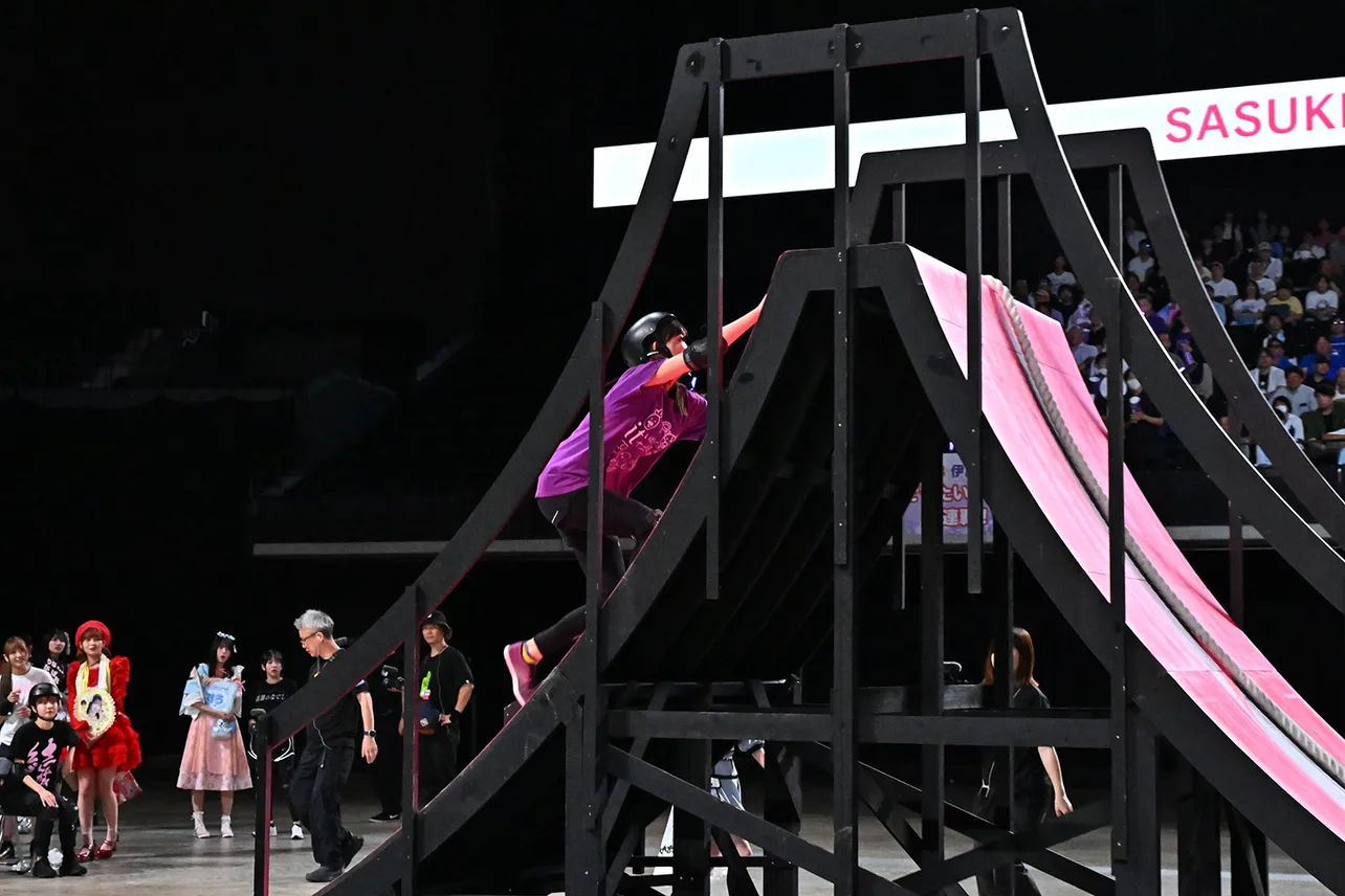 「SASUKEタイムレース」伊藤実希(SKE48)