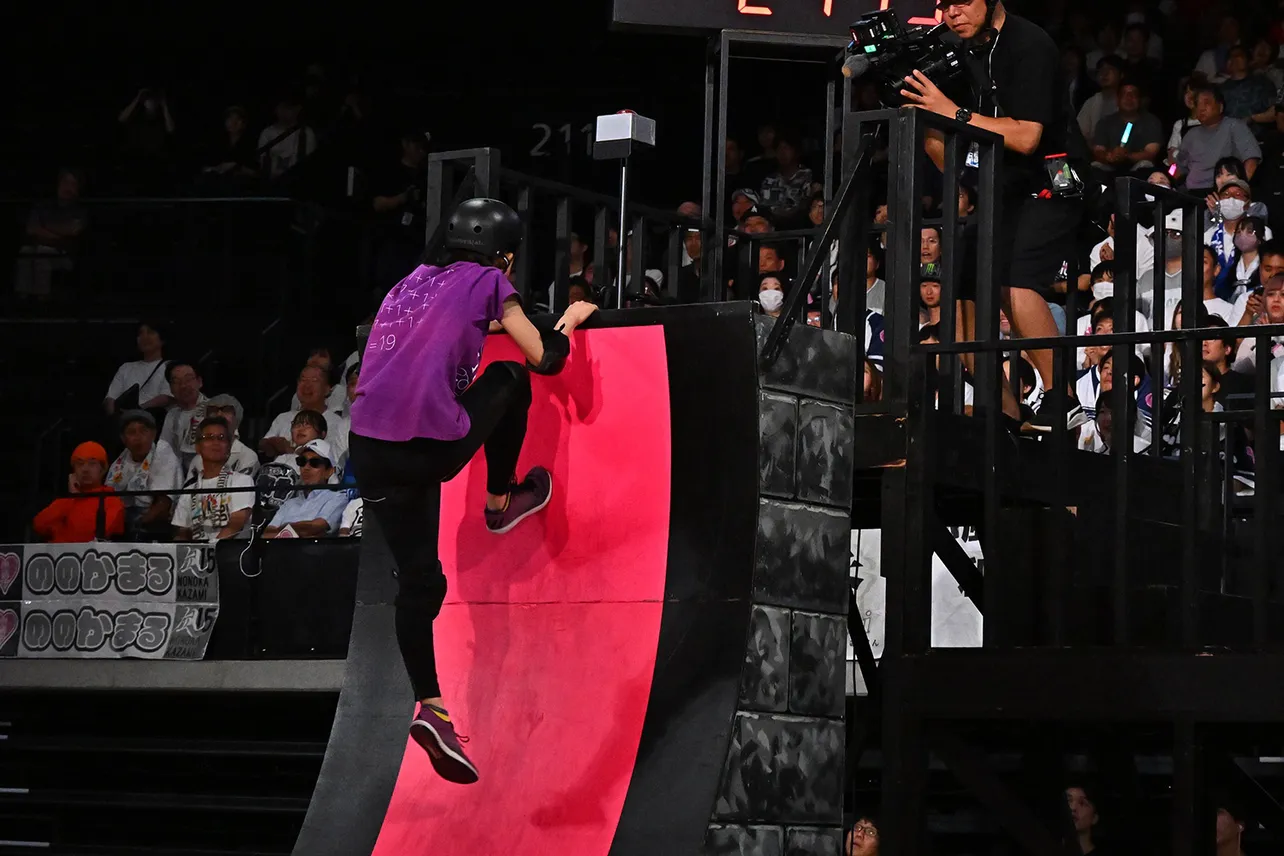 「SASUKEタイムレース」伊藤実希(SKE48)