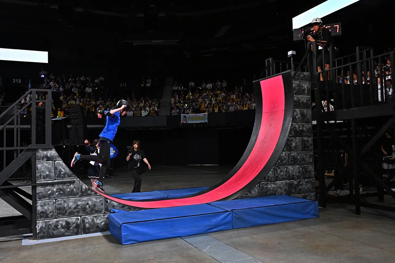 「SASUKEタイムレース」坂下真心(NMB48)