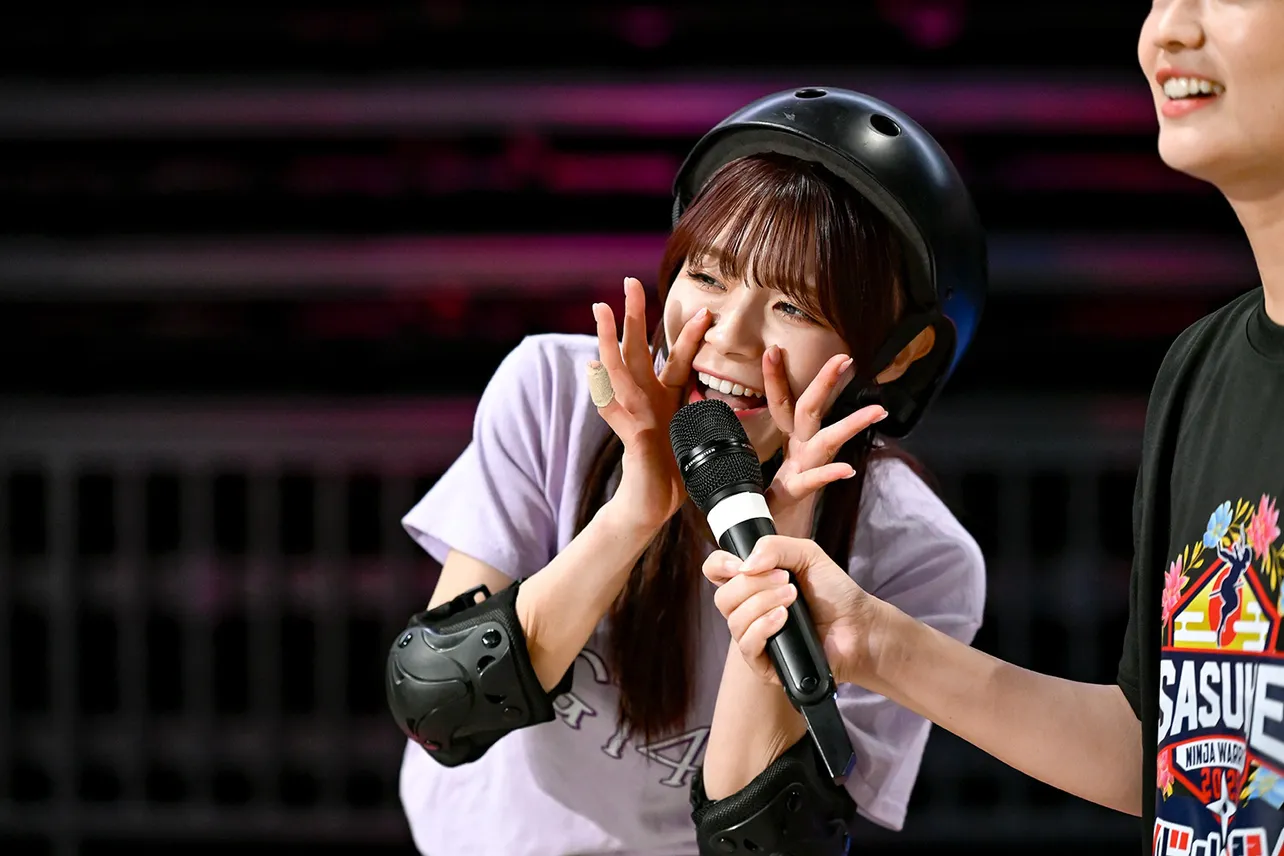 「SASUKEタイムレース」清司麗菜(NGT48)