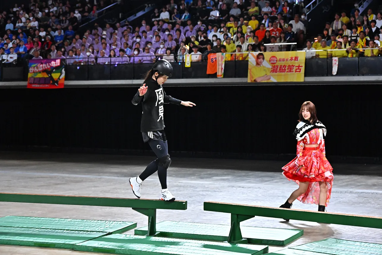 「SASUKEタイムレース」風見和香(私立恵比寿中学)