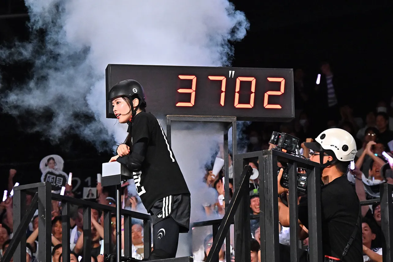 「SASUKEタイムレース」風見和香(私立恵比寿中学)