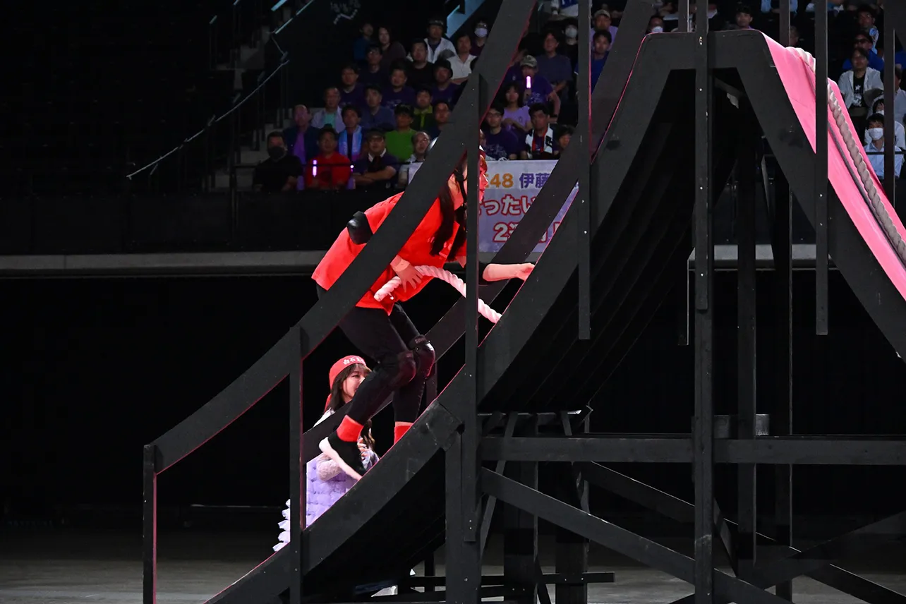 「SASUKEタイムレース」白石まゆみ(SWEET STEADY)