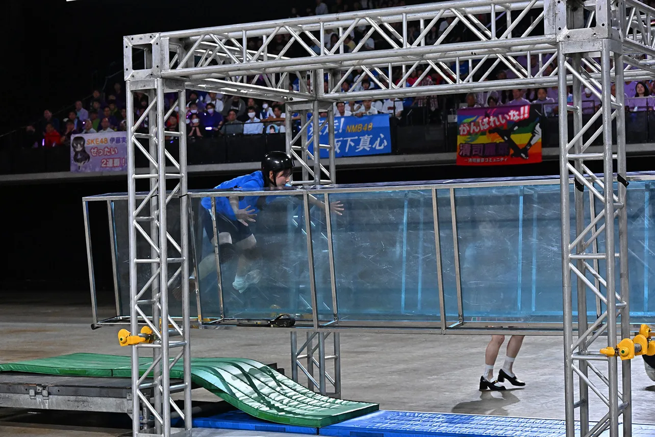 「SASUKEタイムレース」塩釜菜那(僕が見たかった青空)