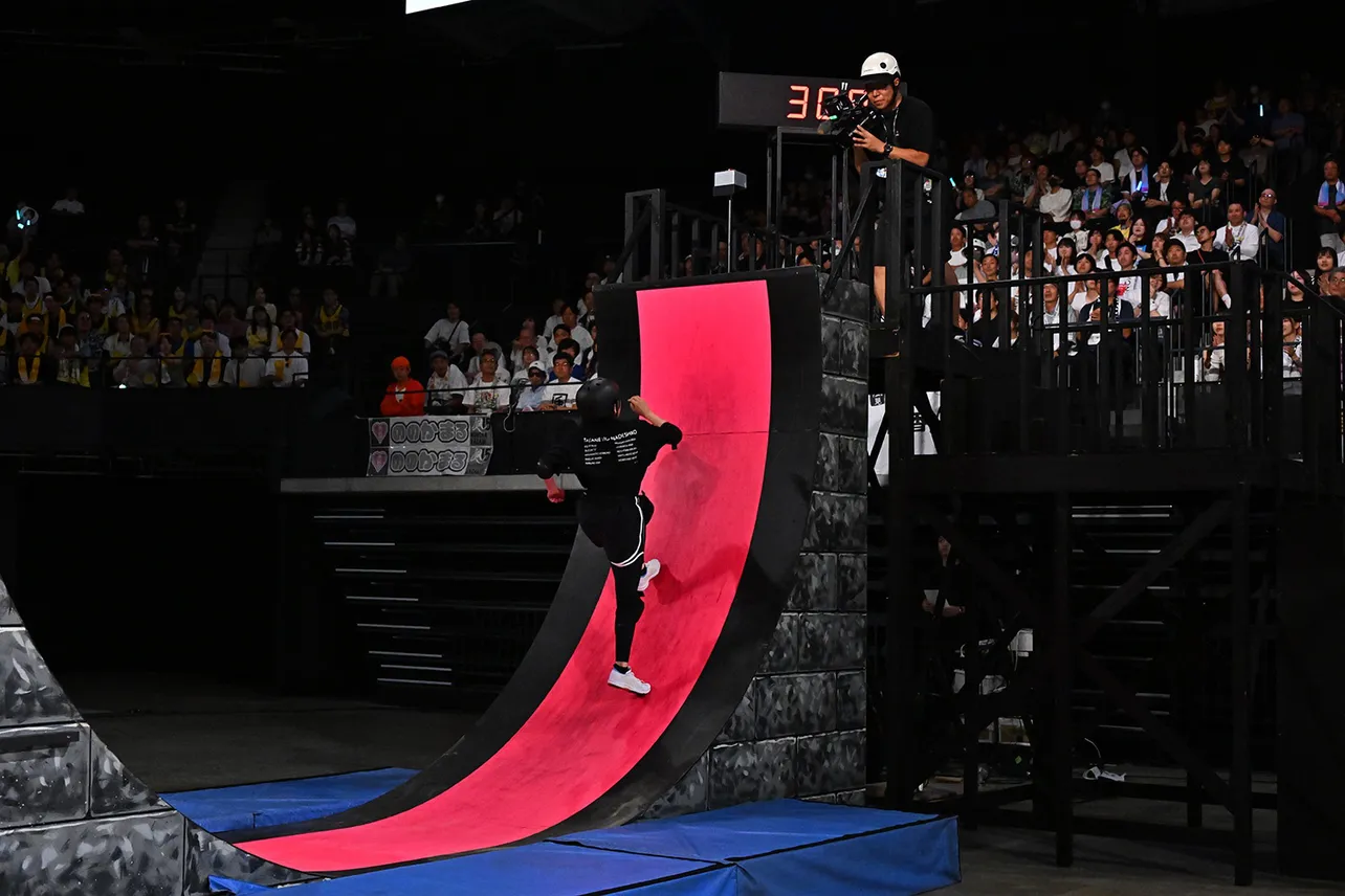 「SASUKEタイムレース」涼海すう(高嶺のなでしこ)