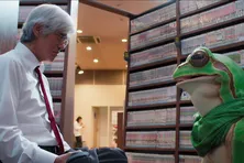 のんが声を演じる“かえるくん”に腰を抜かす佐藤浩市“片桐”…村上春樹原作・映画「アフター・ザ・クエイク」本予告・新場面写真公開　