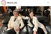 ファーストサマーウイカ＆池田成志、"かわちぃ"ポーズの2ショットに「大人な2人素敵」＜19番目のカルテ＞