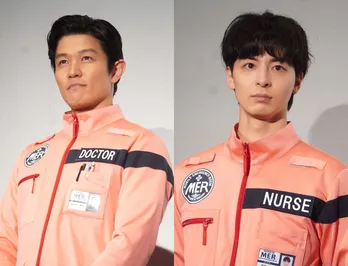 「尊すぎる…！」鈴木亮平＆高杉真宙が熱いハグを交わすオフショットに反響＜TOKYO MER＞