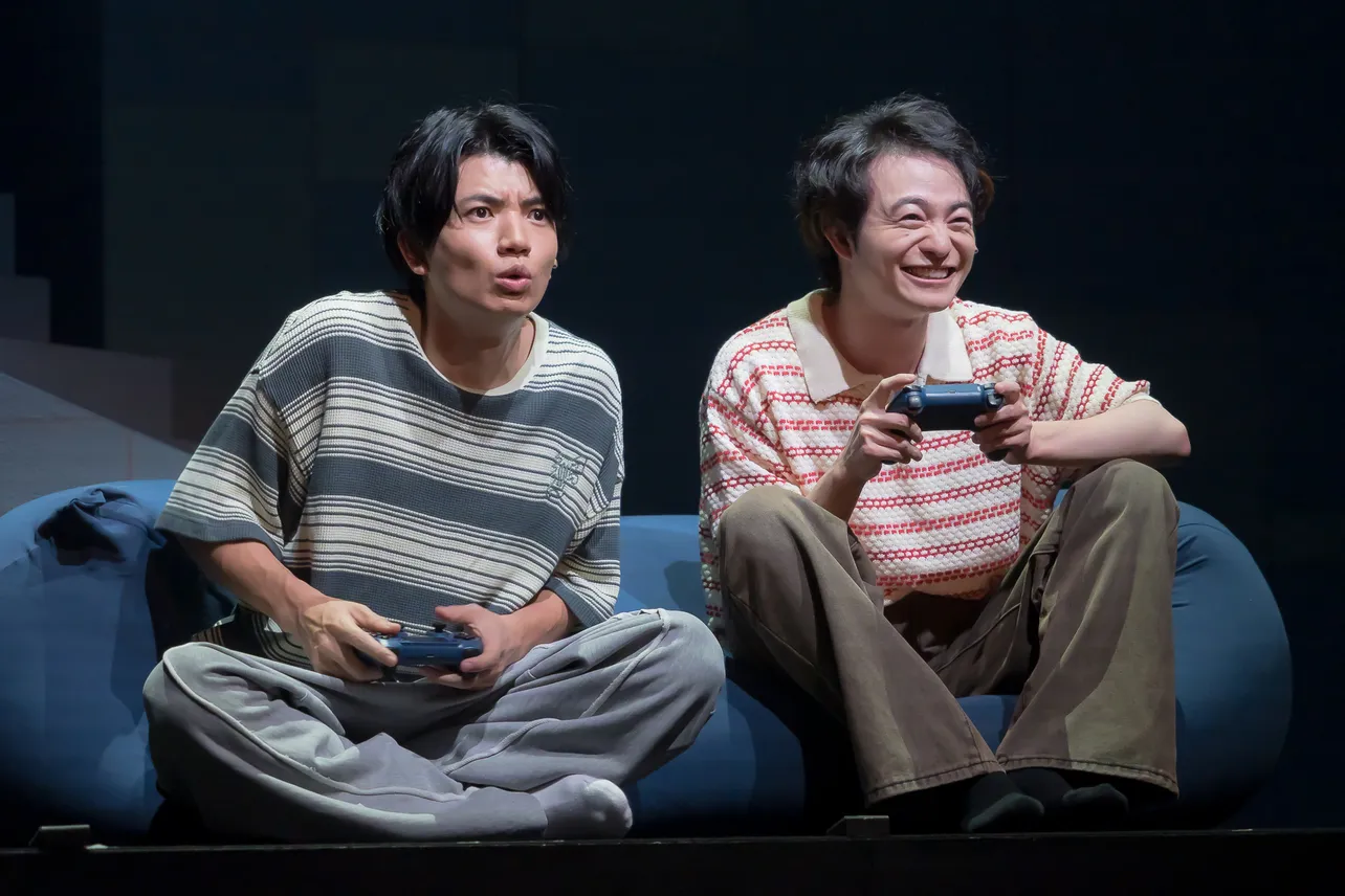 舞台「ある日、ある時、ない男。」ゲネプロの様子