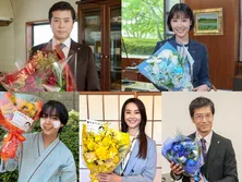 <能面検事>上川隆也、クランクアップで微笑み解禁 吉谷彩子は映画出演を逆オファー