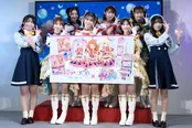 (前列左より)藤寺美徳、辻野かなみ、坂井仁香、菅田愛貴、平塚紗依、(後列左より)杏ジュリア、小泉遥香、吉川ひより