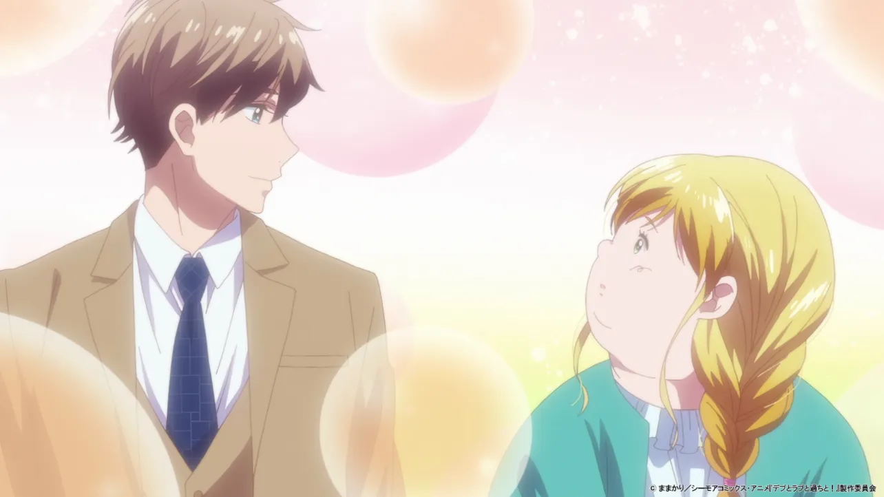 【写真】アニメ「デブとラブと過ちと！」の第２弾PVが公開、OPテーマが流れる中オフィスの仲間たちが続々登場