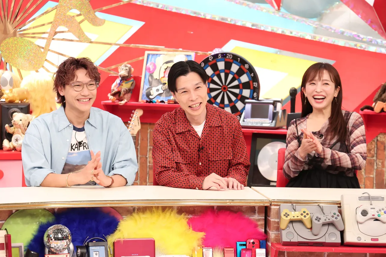 左から：小森隼(GENERATIONS from EXILE TRIBE)、岩井勇気(ハライチ)、市野瀬瞳