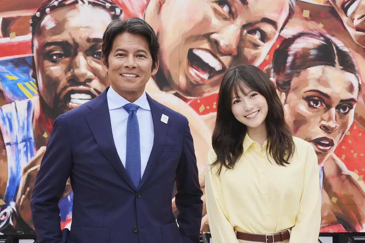 【写真】それぞれの注目選手を明かした織田裕二と今田美桜