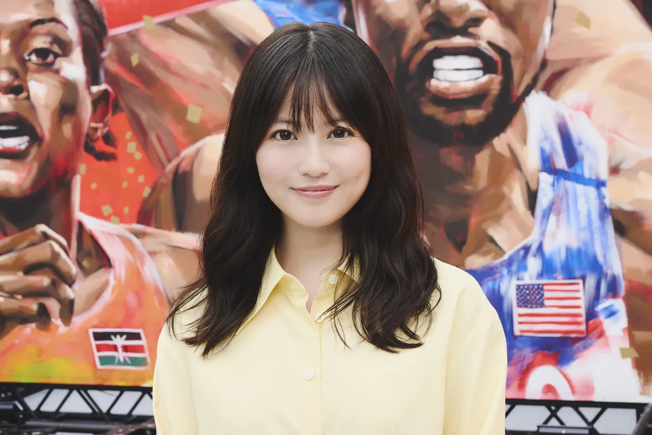 今大会アンバサダーとして初めて「世界陸上」に関わる今田美桜