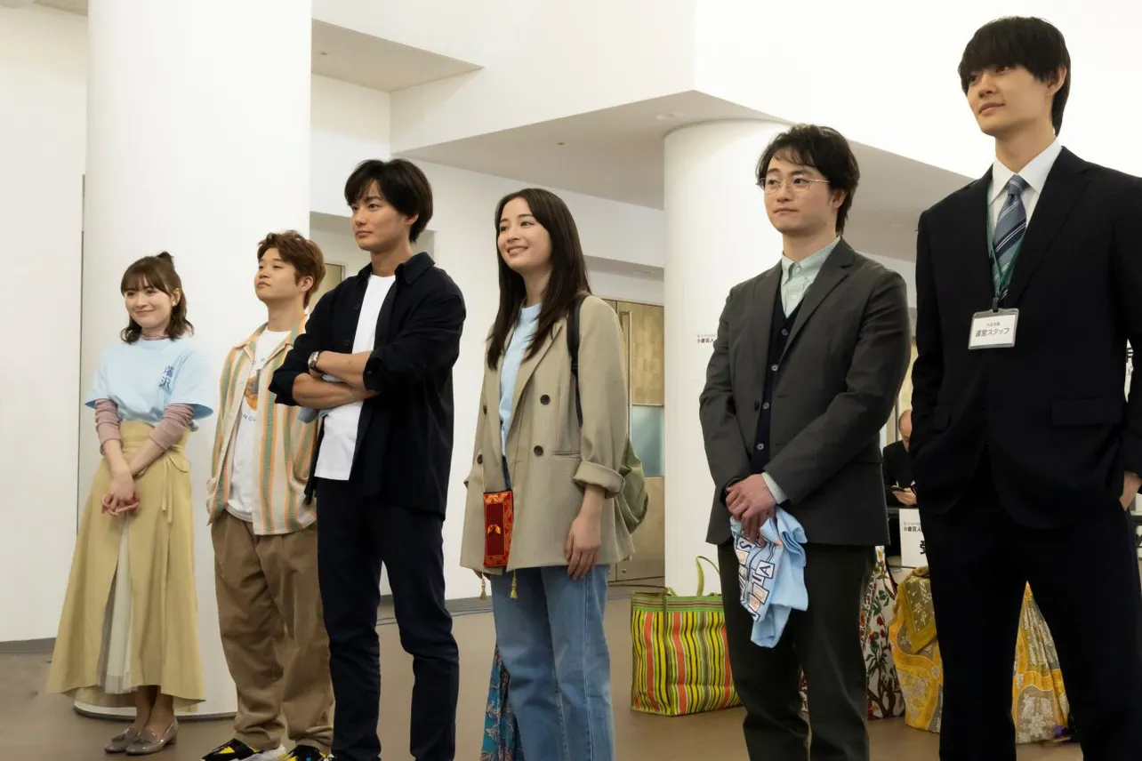 千早(広瀬すず)、太一(野村周平)、筑波(佐野勇斗)ら瑞沢OB