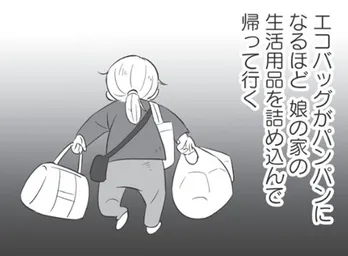 【漫画】自分よりいい生活をする娘に嫉妬⁉ 勝手に家に入り生活用品を奪っていく毒親／毒親育ちの結婚(12)