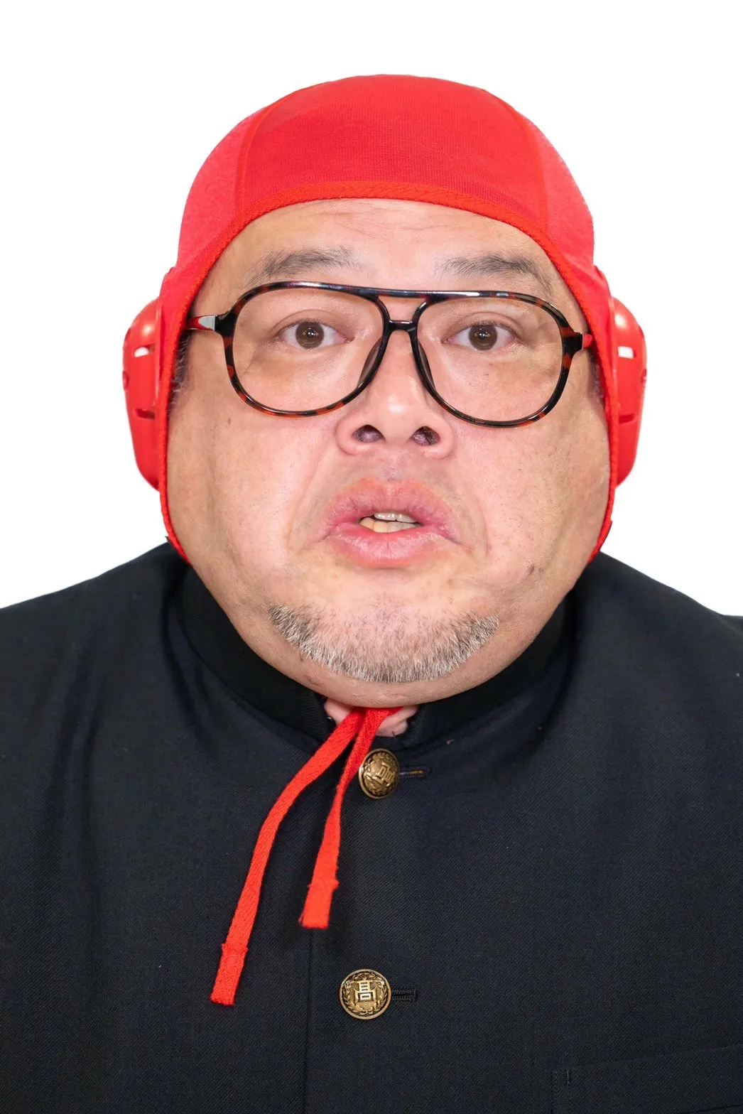 勝川春朗(のちの葛飾北斎)を演じるくっきー！