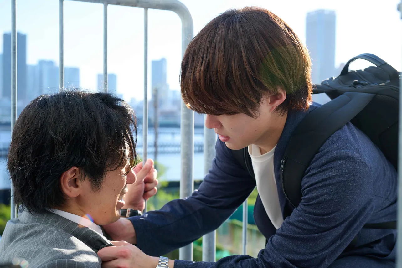 【写真】「見殺しにした」と語る桜小路(高橋光臣)に掴みかかる優我(大橋和也)