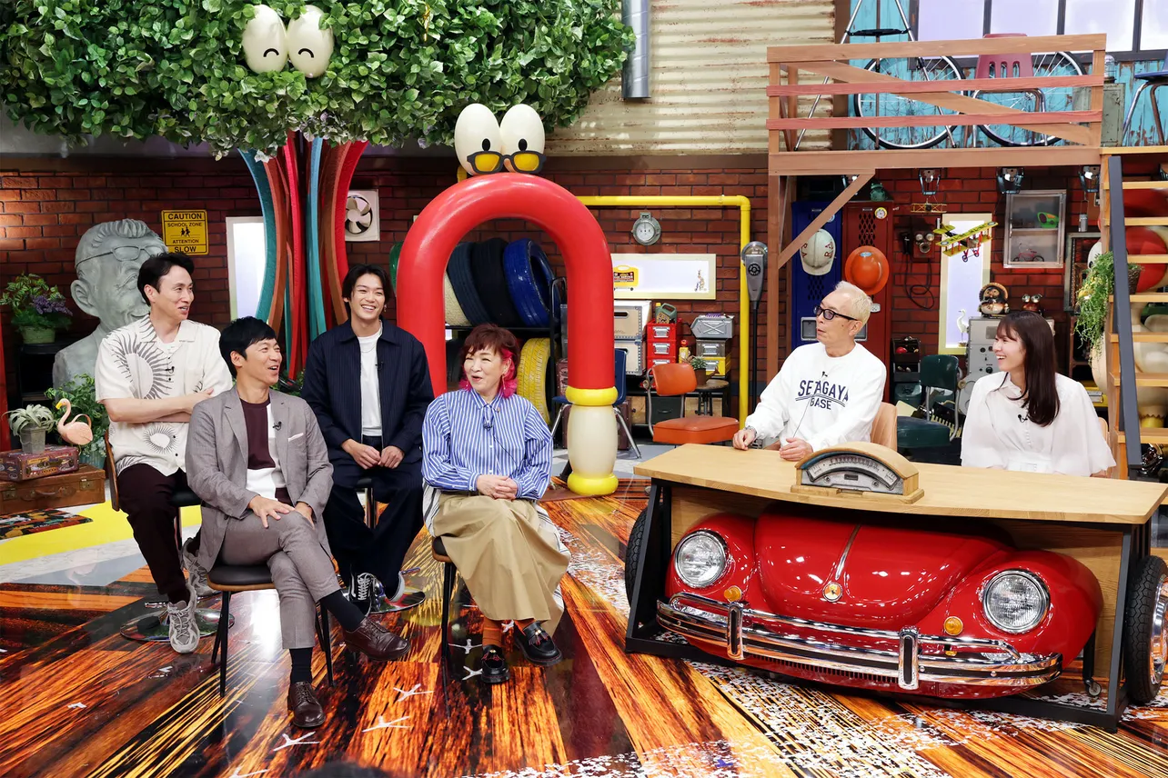 【写真】収録を終えた感想を楽しそうに語る所ジョージら