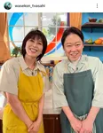 阿部サダヲ&板垣李光人、2人でハートポーズを作る仲良しオフショットに「本当にかわいい」の声＜しあわせな結婚＞