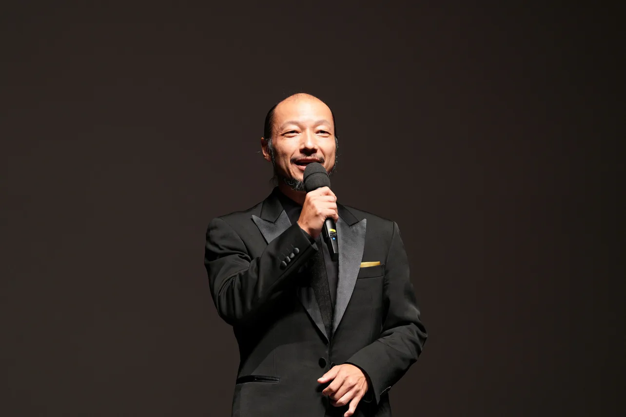 公式上映前舞台あいさつの河内大和