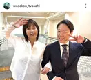 阿部サダヲ&松たか子、ノリノリで腕を組む仲良しオフショットに「このコンビは最高」の声＜しあわせな結婚＞