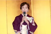 着物姿で圧倒的な存在感「メイジ・ザ・キャッツアイ」会見に登壇した泪役の高島礼子