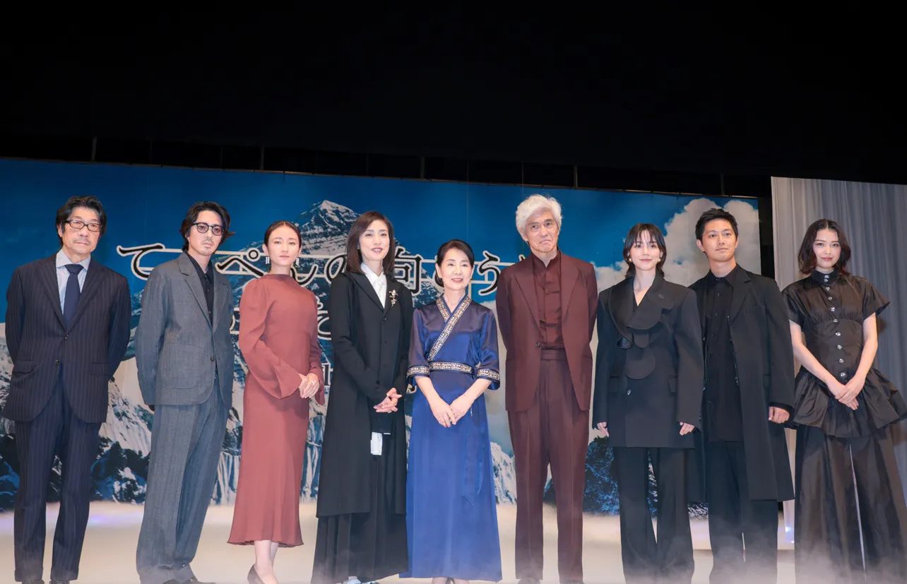 映画「てっぺんの向こうにあなたがいる」完成披露試写会より