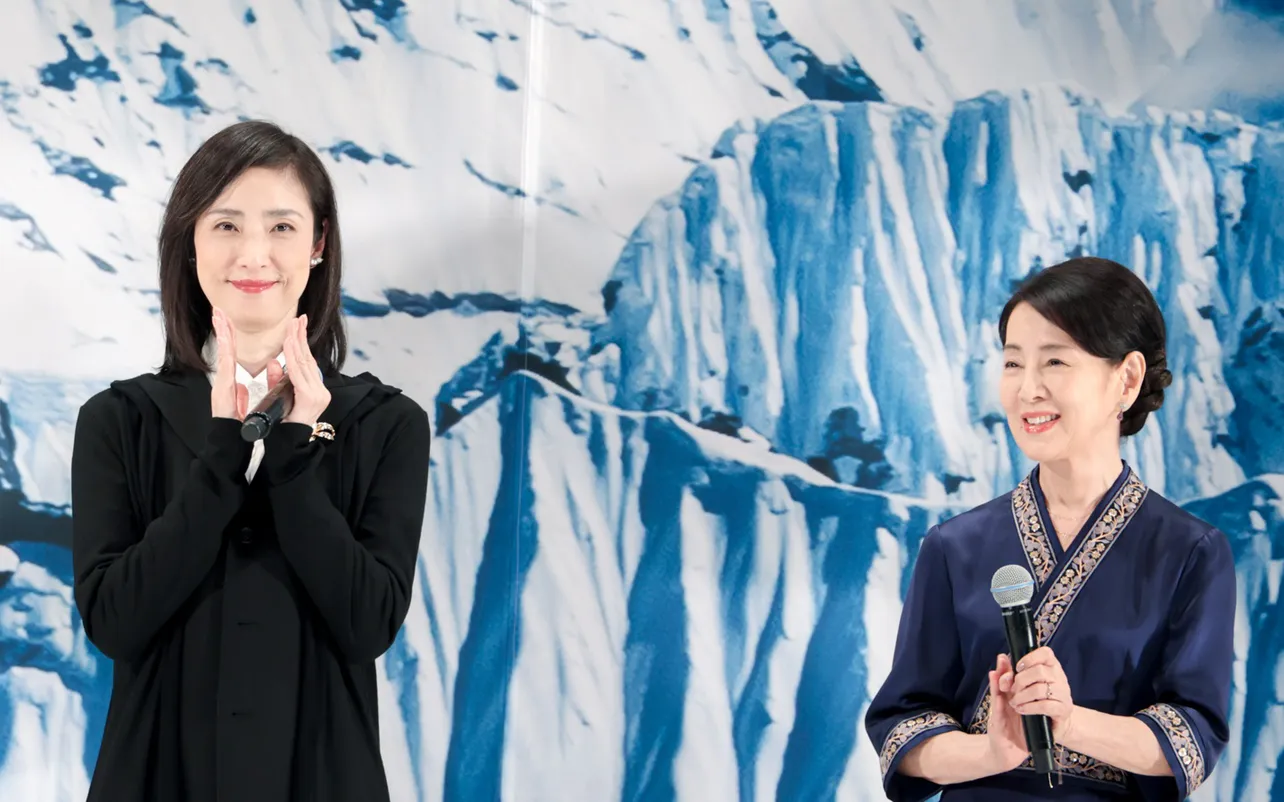 映画「てっぺんの向こうにあなたがいる」完成披露試写会より