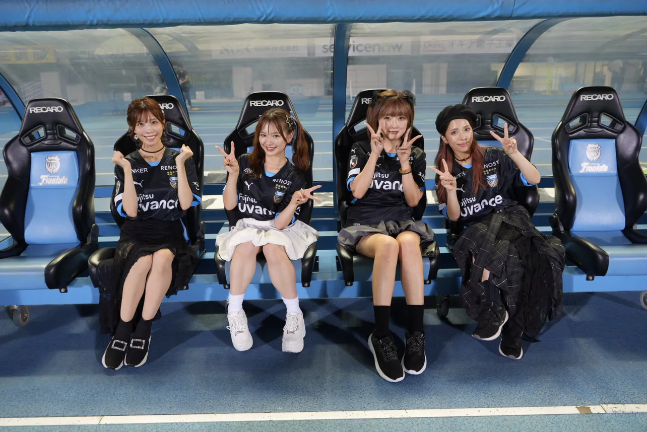 (左から)ゆりなーる、うらら、鈴愛、き-ぽん