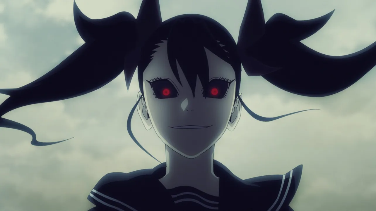 【写真】キコルの前に出現したセーター服少女の識別怪獣