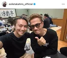EXILE TAKAHIRO＆登坂広臣、“雨宮兄弟”の食事会報告ショットでバックハグ「カップルですか？」と反響
